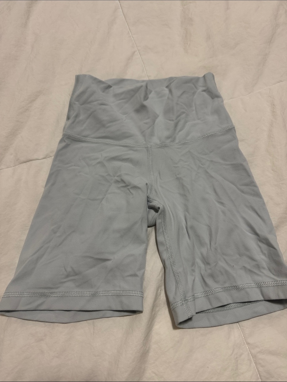 TNA High-Waist Women’s Active Bike Shorts - Light Blue